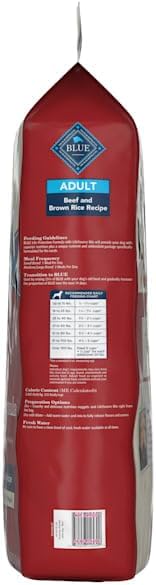 Blue Buffalo Life Protection Formula Adult Dry Dog Food, Helps Build and Maintain Strong Muscles, Made with Natural Ingredients, Beef & Brown Rice Recipe, 34-lb. Bag