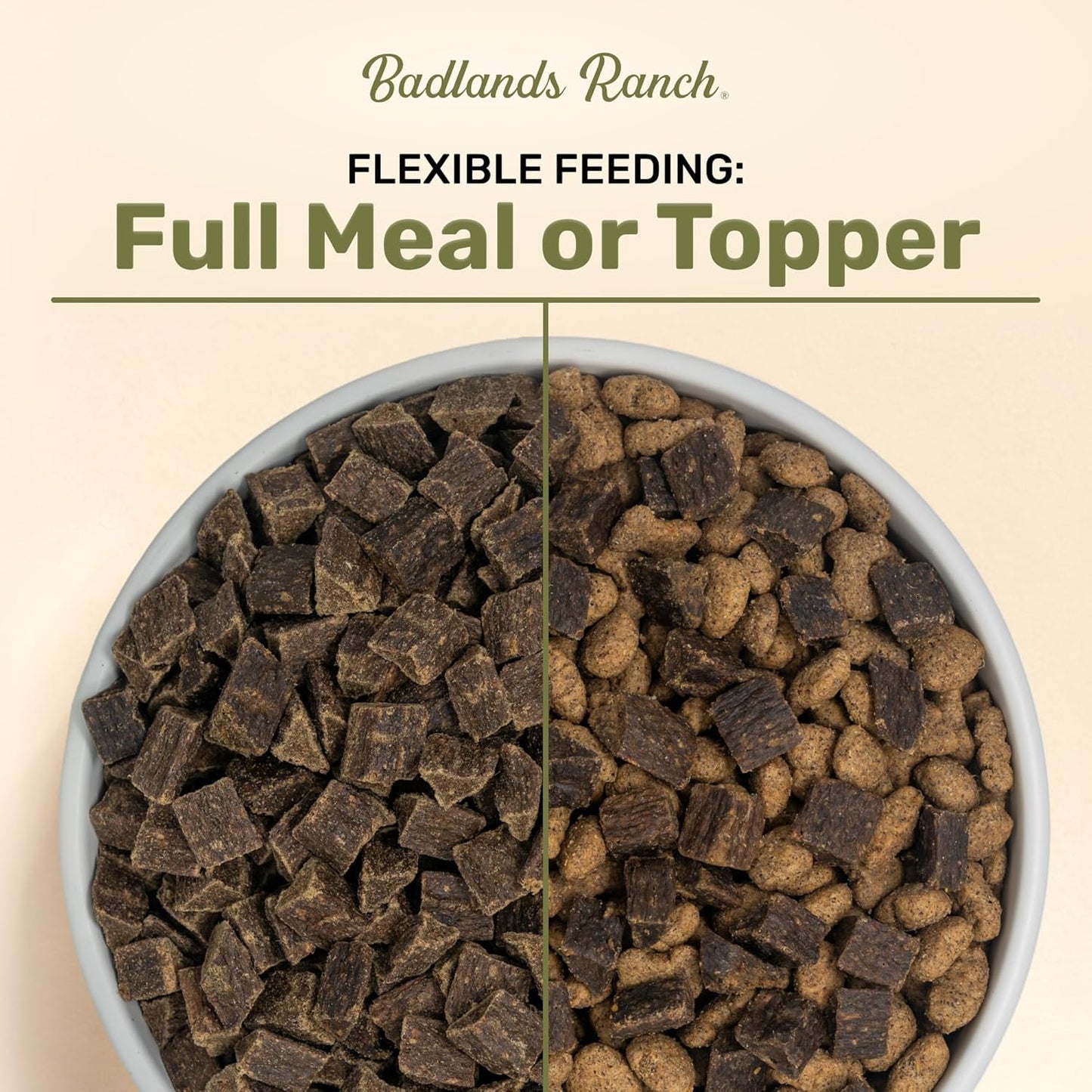 Badlands Ranch Superfood Complete Grain-Free Beef Air-Dried Dog Food – 24 oz. Bag (Available at Cure Venta)