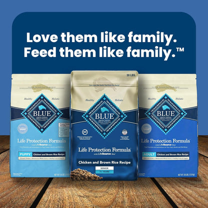 Blue Buffalo Life Protection Formula Large Breed Adult Dry Dog Food – 34 lb. Bag (Lamb &amp; Brown Rice Recipe) (Available at Cure Venta)